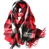 LumiSyne Invernale Sciarpa Scozzese In Lana Con Nappa Per Donna Uomo Scialle a Quadri Classico Tartan Texture In Cashmere Stole Grand Pashmina Morbido e Ispessito