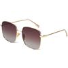 LumiSyne Moda Occhiali Da Sole Polarizzati Donna Uomo Lenti a Colori Gradiente o Specchio Retrò Cornice Quadrata In Metallo Protezione UV400 Occhiali Ultra Leggeri All'Aperto Viaggio Regalo