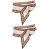 Beavorty Foulard per Manici Borsa Doppia Faccia 2pezzi in Poliestere