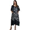 Miss Lavish London Kaftan Tunica 0 Taglia Abiti per Donne Spiaggia Copertina su, Maxi Vestito, Biancheria da Notte Elegante e Affascinante chimono Uno Taglia [K134]