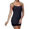 JADEA 4 Canotte Donna Spalla Stretta Inserti in Pizzo 4327 in Cotone Elasticizzato