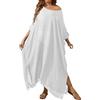 LKRSEEF Pareo Donna Mare Pantaloni Copricostume Curvy Vestito Rosso Estivo Camicia Lunga Estiva Bianco Caftano Lino Sexy Lungo Abiti Eleganti Elegante Abito Costume Vestiti da Spiaggia Marrone
