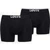 Levi's Boxer, Boxer Uomo, Nero (Black 03), S