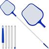 Mepham Retino per stagni e Piscine da 160 cm con Asta telescopica, Rete in Nylon a Maglie Fini. Utile per Rimuovere Le alghe da stagni e Piscine Bestway.