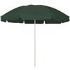 Kythralux Ombrellone da spiaggia verde, 240 cm, in poliestere resistente ai raggi UV, con funzione di inclinazione e ventilazione, antivento e resistente alle intemperie, ideale come ombrellone per