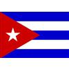 Karabu Bandiera Cuba cm 90 x 150 cm in tessuto