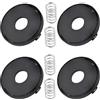Latuwa 4 set di tappi di fissaggio per bobine di testa per decespugliatore Einhell CE-CT 36/30 LI E Solo, AGILLO 36/255 BL, AGILLO 18/200