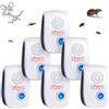 Flintronic Repellente Ultrasuoni, 6 Pezzi Antizanzare Ultrasuoni, Repellente Ultrasuoni Anti Zanzare, Antizanzare Repellente,Repellente ad Ultrasuoni per Topi Insetti Zanzare Ragni Formiche Scarafaggi