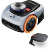 NAVIMOW Segway Navimow i205 AWD 500 m² Robot Tagliaerba Senza Filo Perimetrale con Garage S, Trazione Integrale per Pendii del 45%, EFLS NRTK + Visione, Non è Necessaria un'antenna RTK (Spedito separatamente)