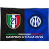 ZeroPlayer Inter Bandiera Scudetto 25-26, Campioni d'Italia, 100x140cm