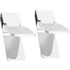 POPETPOP Fermasoldi Clip 2 Pezzi in Acciaio Inossidabile Stile Moderno e Sofisticato Design Compatto e Resistente, Fermasoldi Piccolo per Ufficio
