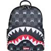 SPRAYGROUND zaino piccolo edizione limitata 910B8908NSZ GRAY PEEKING CHARACTER