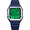 BIEWO Orologio digitale da uomo, sportivo, militare, impermeabile, per esterni, analogico, con LED/sveglia/data, Blu Argenteo