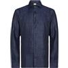 XACUS - Camicia in lino - Blu notte