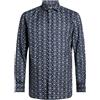 MAZZARELLI - Camicia fantasia - Blu navy