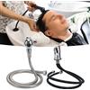 Dioche Rubinetto per shampoo di alta qualità con valvola in ceramica | Set di soffioni doccia in lega di zinco resistente per parrucchieri | Tubo flessibile morbido con lunghezza di 120 cm