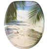 Sanilo Sedile WC, montaggio facile, copriwater con cerniere robuste Spiaggia