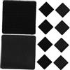SOPOTUTU Moquette Adesiva per Auto 10 Set in Nylon, Fissaggio Rapido per Tappeti e Moquette Dell'abitacolo, Anti-deformazione