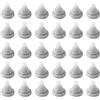 XMYCYuChen 25Pcs Utile Doccia Silicone Doccia Ugello Misura Del Soffione Della Doccia In Silicone Sostituire Durevole Doccetta Doccetta Foro Spray per Soffione Doccia