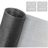 AXFEE Rete Zanzariera Finestra, 200×250 cm Rete Zanzariera Fissa Regolabile, Schermo Autoadesivo Senza Fori, con 2 toppe per la riparazione della zanzariera, per Finestra e Porta -Nero