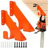 MZPQALRS 2 Pezzi Supporti da Parete per Motoseghe, Rastrelliera per Decespugliatore a Parete, Gancio per Garage, Ganci da Parete per Motoseghe, Rastrelliera Versatile per Riporre Attrezzi da Giardino