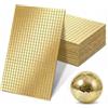 NIERBO Mini Specchio Mosaico Vetro, 12000 Pezzi, Piastrelle Autoadesive per Mosaico, a Mosaico, Autoadesive, per Bagno, Soggiorno, Cucina, Decorazioni per la Casa fai da te (5 x 5 mm, oro)