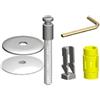 Ideal Standard - Multi Suites, Set di cerniere per sedile copriwater a chiusura rallentata serie Tesi, EW00667, Neutro