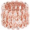 LIFKOME Anello Donna Argento 925 Regolabile Design Estensibile e Doppio Uso come Braccialetto Elegante e Classico per Party e Bar