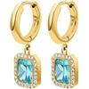 PAUL VALENTINE - Orecchini da Donna in Acciaio inox - con Zircone - Creoli