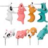 Holibanna Orecchini a Perno Design Animali in Argilla Polimerica, 4 Paia Leggeri e Ipoallergenici, come Regalo per Donne e Ragazze Amanti della Moda