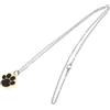 FRCOLOR Collana Delle Ceneri Dell'animale Domestico Pendenti Carino Cenere Smalto Collane Memoriale Gioielli Collana Ciondolo Porta Profumo Acciaio Al Titanio Golden