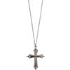 De Bussy Croce Papa Leone XIV 12,5 mm placcato argento