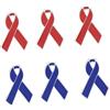 DEARMAMY 6 pezzi Spilla Nastro Cremisi Consapevolezza Clip per Colletto Decorazione Solidale per Party di Beneficenza e Sensibilizzazione