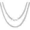 ChicSilver Collane a Catena Donna Collana di Ricambio per Pendente Cindolo, con Confezione Spessore 5mm Lunghezza 66cm