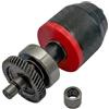Minhe Gruppo ingranaggio mandrino autoserrante a 47 denti da 10 mm per utensili rotanti - Adattatore per cambio rapido della punta 0,8-10 mm Accessorio per trapano in metallo