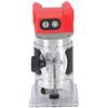 SEAFRONT Fresatrice Verticale a Batteria, Rifilatore Compatto per Legno 800W 5 velocità 30000 Giri Al Minuto Protezione a Bassa Tensione Copertura Antipolvere Bloccaggio Rapido for