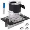 Generic Supporto per scanalatura di fresatura del router, macchina per scanalatura di fresatura del router | Supporto per slot invisibile per dispositivi di fissaggio, fresatura per taglialegno, fissaggio a
