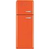 Smeg Frigorifero doppia porta stile anni 50' Smeg - Arancione, Apertura con mano sinistra