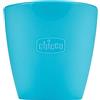 Chicco Easy Mug, Piccolo Bicchiere in Silicone con Bordo Inclinato, Facile per i Bambini Più Piccoli Senza Rovesciare, Flessibile e Facile da Pulire, 6 Mesi+, Blu