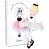 Jolijou - LA MIA PICCOLA BALLERINA - Bambole di panno - Anaïs - nasconde cuore bianco - JJ6035