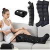 Generic Pressoterapia Linfodrenaggio per Casa Pressoterapia Professionale Massaggiatore Gambe Compressione d'Aria 6 Camere, Pressoterapia Professionale Gambe e Braccia Addome, Rilassamento Muscolare