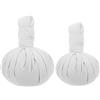 TOYANDONA Palline da Massaggio Naturale alle Erbe per Piedi 2 Pezzi Manico Ergonomico e Rivestimento in Cotone per Rilassamento Muscolare Spa e Vacanze