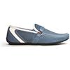 Uomo design - Mocassino Uomo perforato - Vincent II, blu grigio, 43 EU