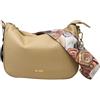 M*BRC MBRC borsa sacca Media da spalla in pelle di vitello 2 tracolle incluse Made In Italy 103H (Cammello)