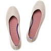 Frank Mully Ballerine Piatte Slip-on in Maglia da Donna - Décolleté con Punta Rotonda, Bordeaux, 38.5 EU