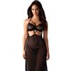 Obsessive - Chemise e perizoma Iliosa - Nero