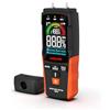 LASELION Misuratore di Umidità 2 in 1 - Detezione 0-40mm, Igrometro Professionale Con e Senza Puntine, per Legno, Calcestruzzo e Costruzione - Display LCD, Torcia, Spengimento Automatico - MS03