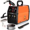 HITBOX Saldatrice a Filo Continuo 200A, 3-in-1 Saldatrice MIG/ARC/LIFT TIG, Inverter Portatile 230V IGBT con Torcia e Filo Ø0,8mm, Ideale per Principianti (HBM1200)