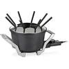 Princess Premium Set fonduta, 800 W, 1.5 Litri, Lega d'alluimnio, bambù