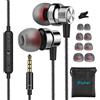 Blukar Auricolari Cuffie in-Ear Stereo con Microfono e Controllo del Volume